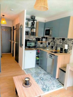 Valfrejus Studio 19m2 cosy 4 couchages 60 m des pistes